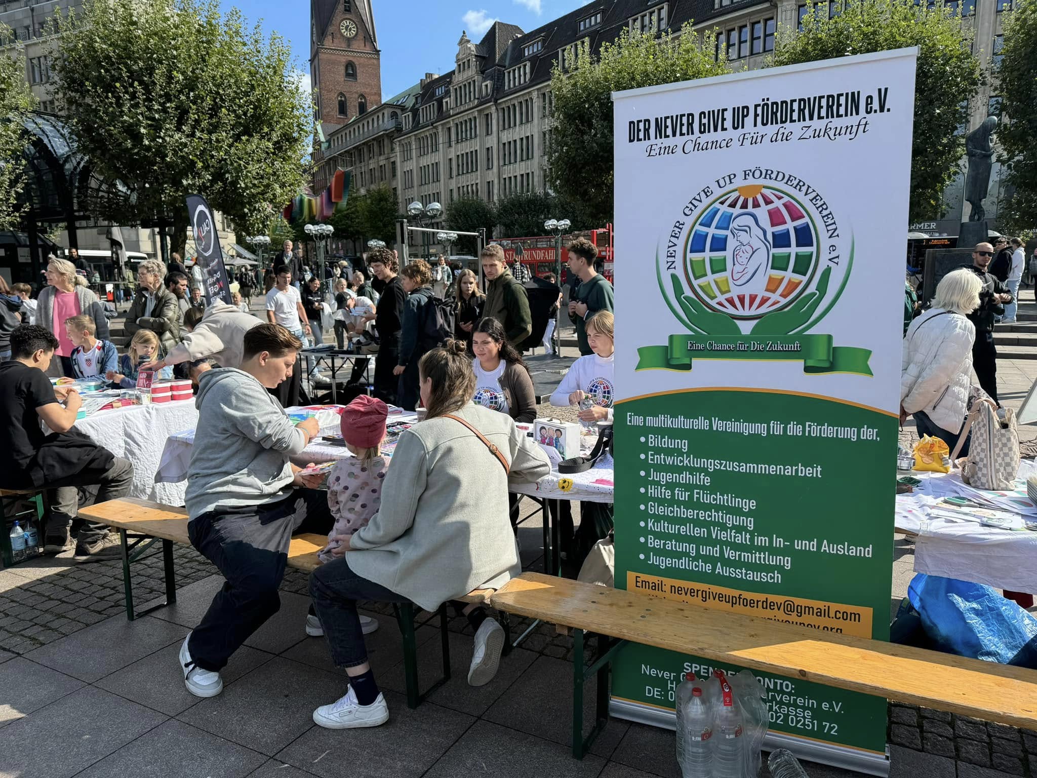 Hamburg's Longest Table for Democracy, Diversity and Social Cohesion
