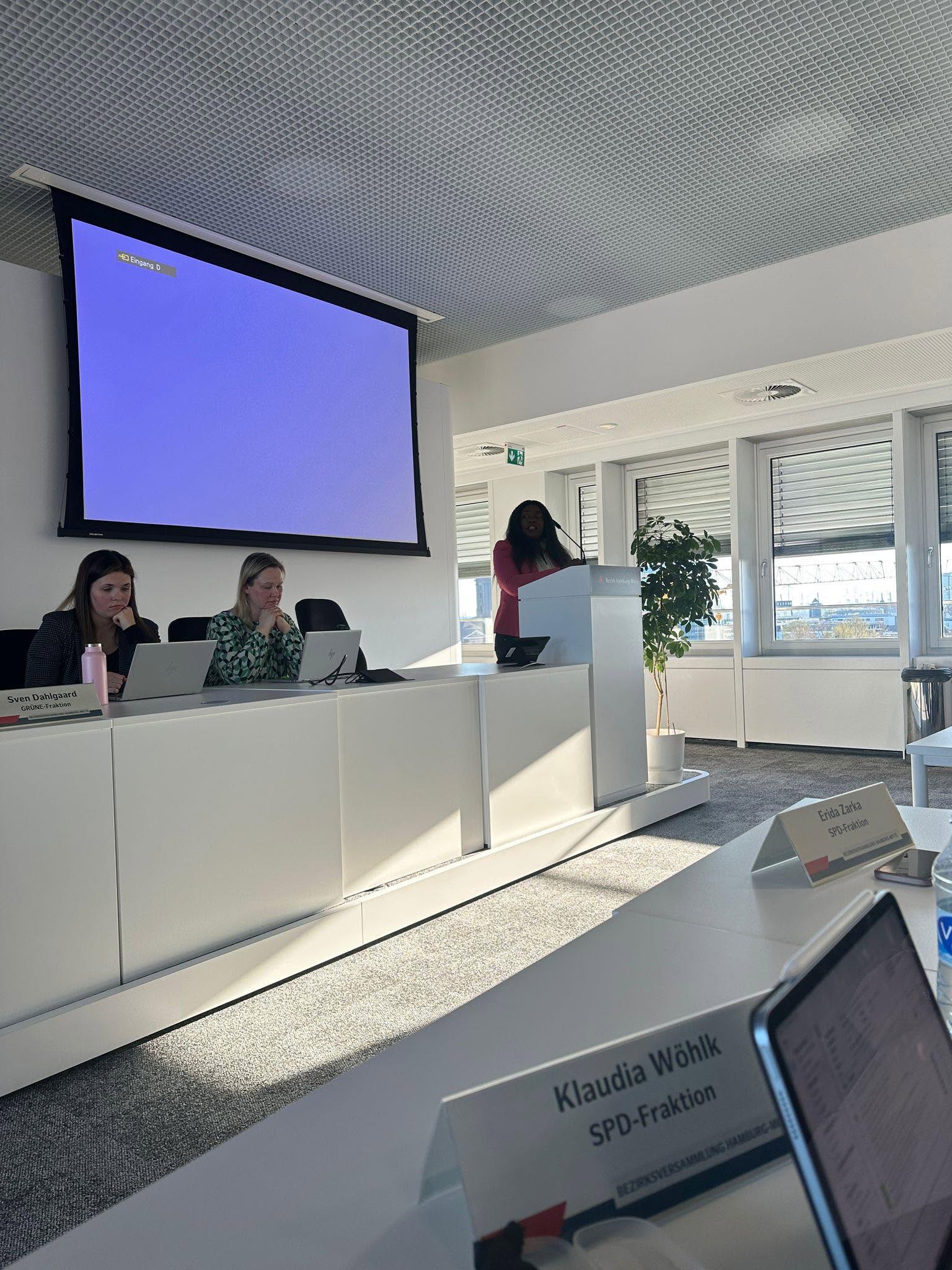 Presentation of our association's work in the Committee for Social Space Development